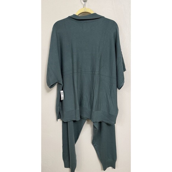 Soma 24/7 XL Premier Knit Sweater Top & Jogger Pant 2 pc Blue Instinct $188 NEW - Picture 3 of 16